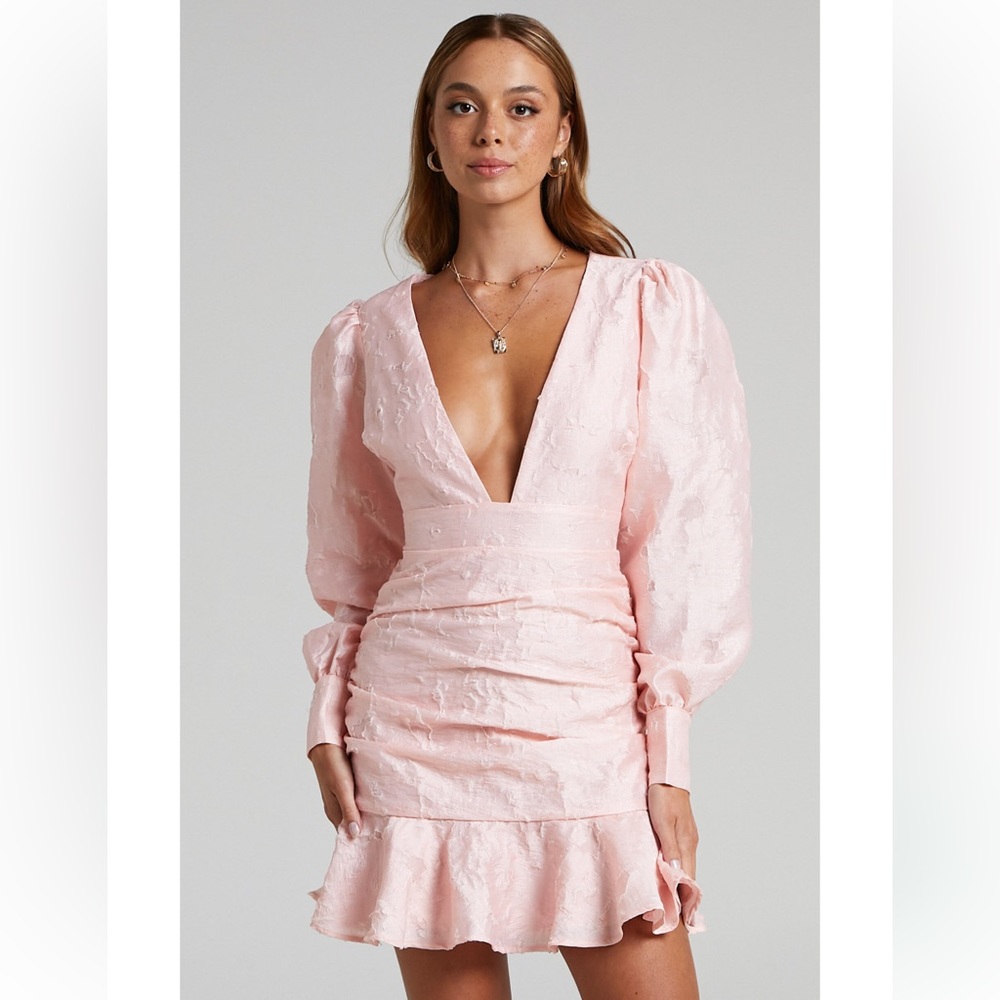 Showpo Pink Baxia Mini Dress